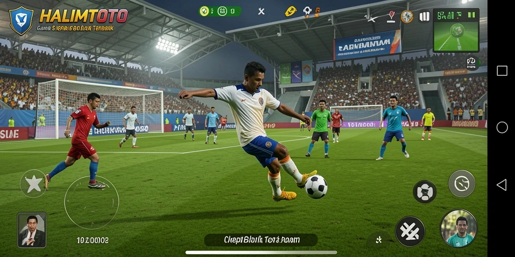 Tangkapan layar gameplay yang mendebarkan di HALIMTOTO.