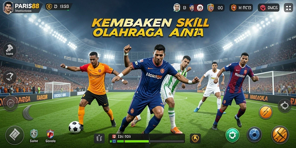 Screenshot gameplay PARIS88 yang menampilkan momen seru pertandingan olahraga.